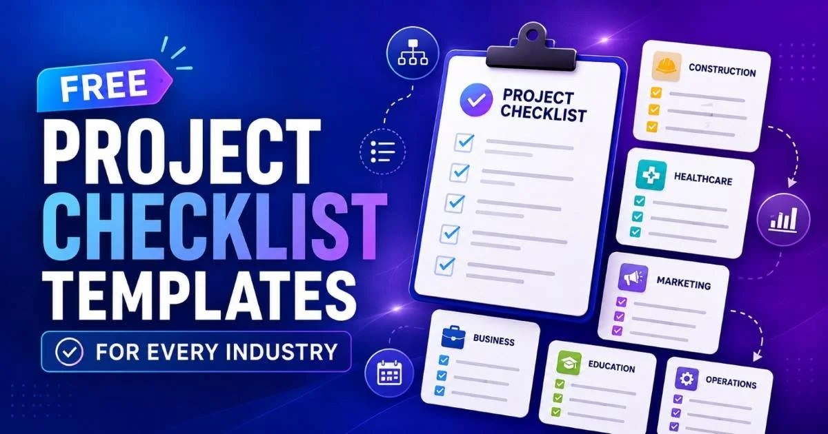 Free Project Checklist Templates for Every Industry